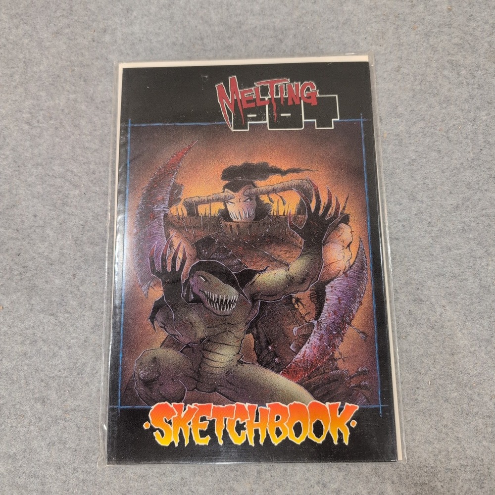 Melting Pot Sketchbook Kevin Eastman Simon Bisley Kitchen Sink Press 1993 - Picture 1 of 1